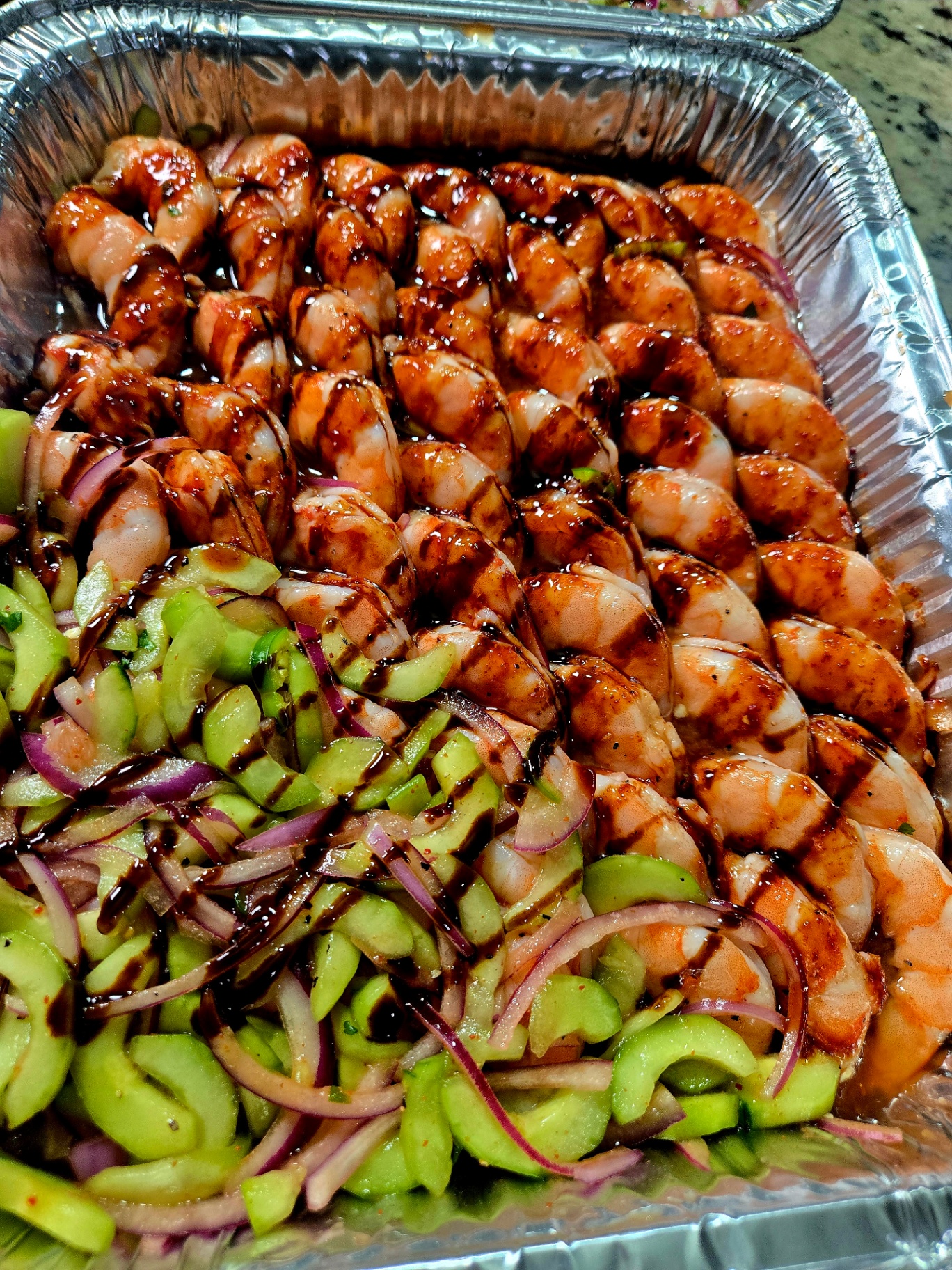Servicio de catering — bandejas listas